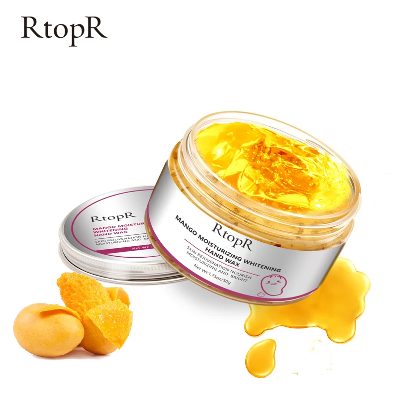 

50g Mango Moisturizing Hand Wax Whitening Skin Hand Mask Repair Exfoliating Calluses Film Anti-Aging Hand Skin Cream