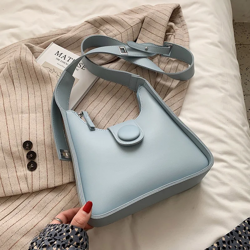 

2021 Bucket Design PU Leather Small Shoulder Crossbody Bag Women Brand Luxury Fashion Lady Simple Handbags and Purses