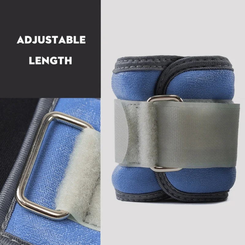 

1 Pair 0.5kg-1.5kg Adjustable Leg Ankle Wrist Sand Training Sandbag Bags Weights Wraps Strength Fitness Equipments