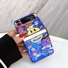 Blu ray cartoon case suitable for Samsung flip3 mobile phone case lovely Galaxy zflip2 f7070 mens and womens mobile phone case