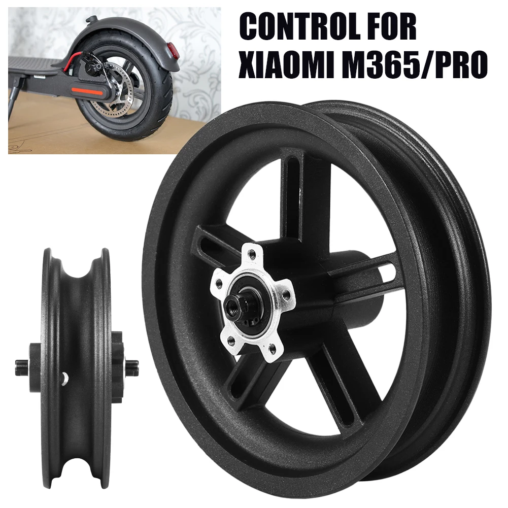 

8.5 in Electric Scooter Rear Wheel Hub with Bearings Aluminium Alloy Rear Wheel Hub Repair Spare Replacement for Xiaomi M365