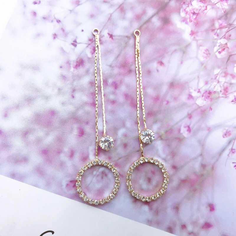 Новинка 2019 60 шт. круглые или лунные стразы подвесные пуговицы для украшения