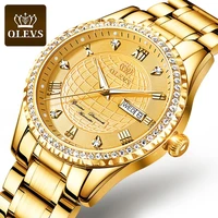 olevs classic mens watch automatic luxury designer fashion watch men waterproof mechanical date just male watch top brand 2020