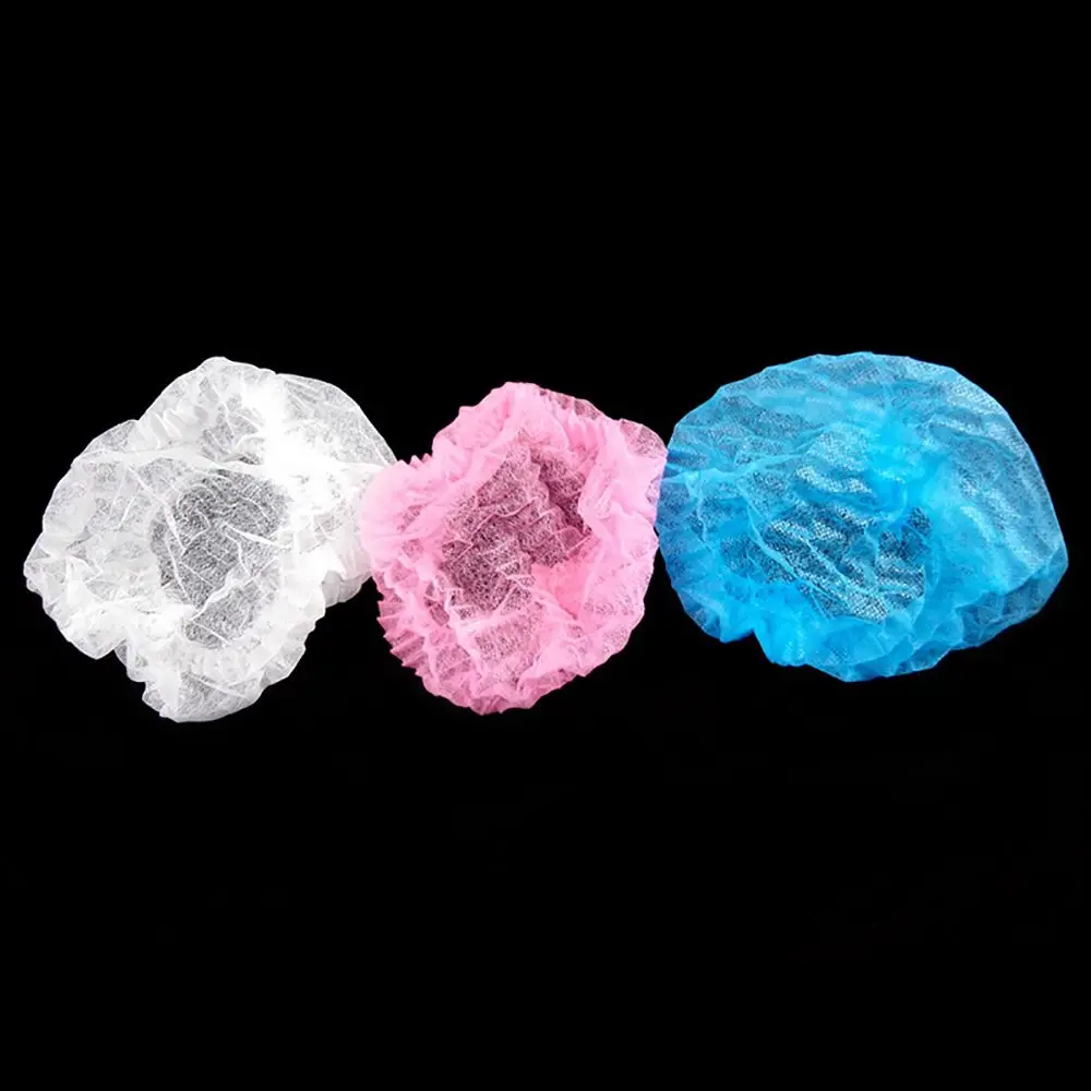 Disposable Hair Net Caps Shower SPA Salon Anti Dust Non Woven Medical Cap Makeup Tools Styling Beauty Accessories | Красота и