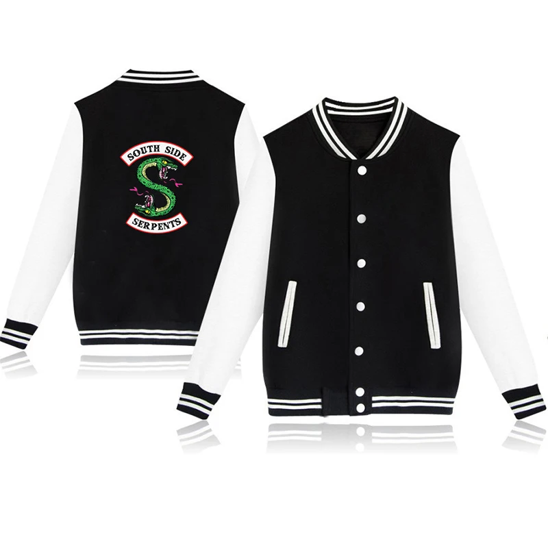 jacket 7 American TV South Side Serpents Riverdale Southside Women Fashion Jacket South Side Mens Female Fans Casual Baseball Jacket - Цвет: jacket 7