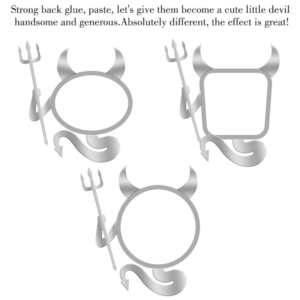 3D бумага Ангел для автомобиля патрона Стикеры s Маленький Дьявол наклейка |