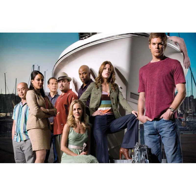 P0567 dexter signerad холст постер shepard fairey для детей подарок 40x50 см | Дом и сад