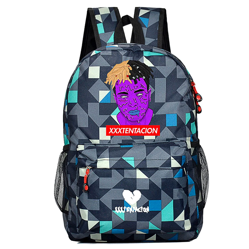 Рюкзак XXXTENTACION с мультипликационным принтом Вселенная мужские космические