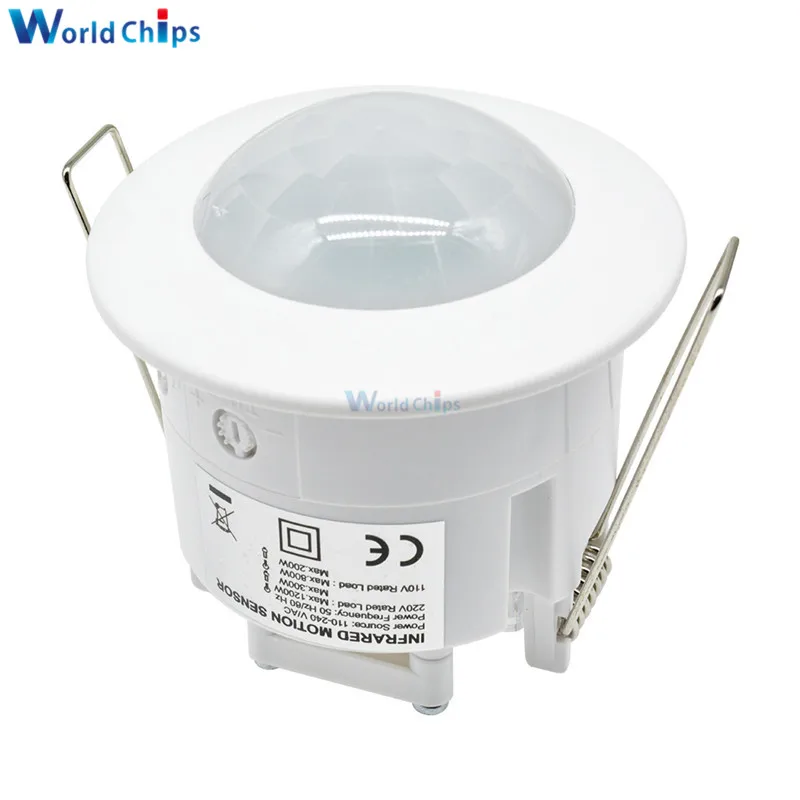 110 В 220 Потолочный инфракрасный датчик движения тела лампа светильник