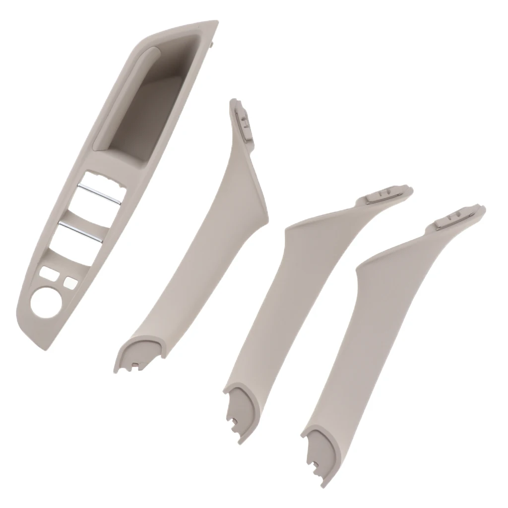 

4 Pieces Inner Door Clasp Handle Door Handles Cover Interior Door Trim for BMW 5 F10, F18