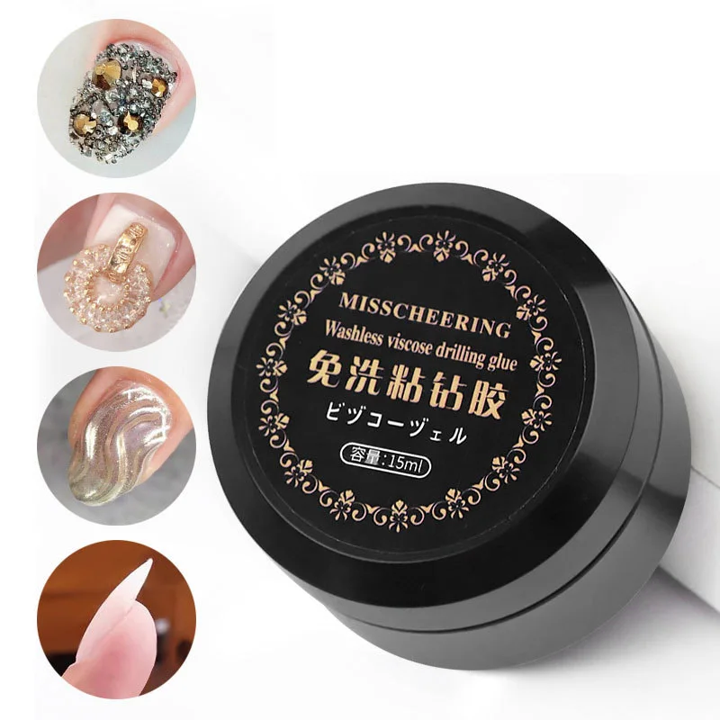 Гель для ногтей японский твердый не очищающий герметик усиленная липкая дрель