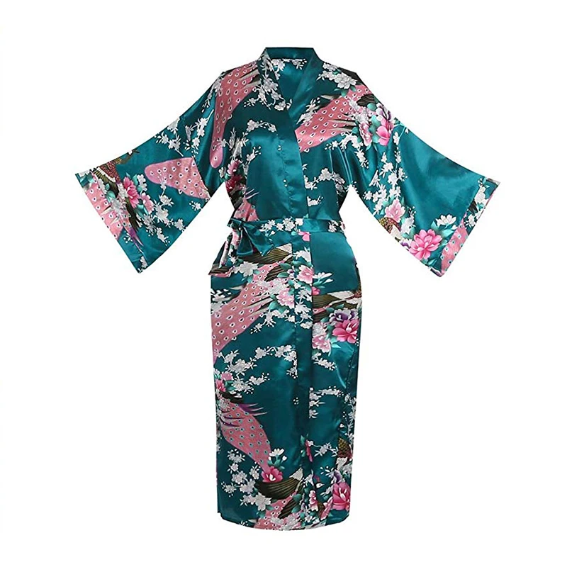 Соблазнительное женское нижнее белье озера голубого цвета Свадебный халат