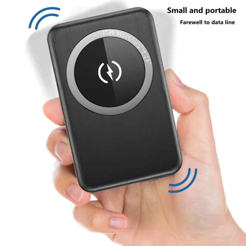 

Power Bank 15W Wireless Charging 10000mAh Magnetic Powerbank For MagSafe iPhone 12 Mini Pro Max Xiaomi PD20W Wireless Charger