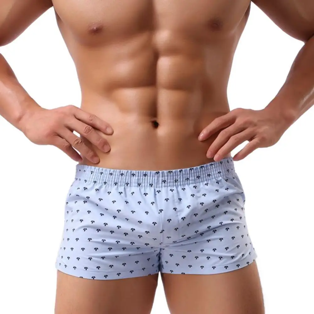 

Fashion Star Dots Clover Print Boxers Underwear Men's Shorts Home Underpants