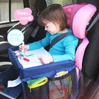 Водонепроницаемый органайзер для детского автокресла, поднос для детской коляски, держатель для еды, детский портативный стол для автомобиля, детский стол для хранения