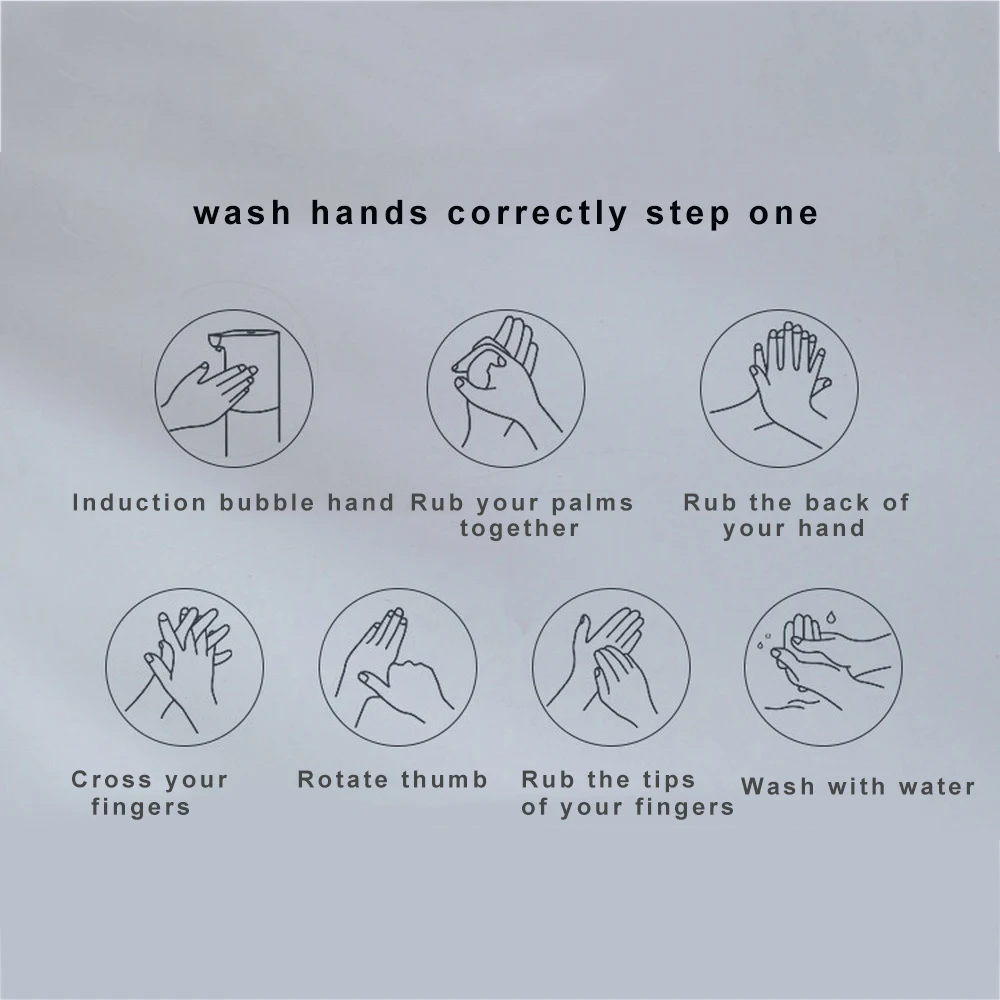 

350ML Kitchen Bathroom Hand Wash Foam Soap Dispenser IPX4 0.25s High Sensitivity Sensor USB Rechargeable Soap Dispenser for Home