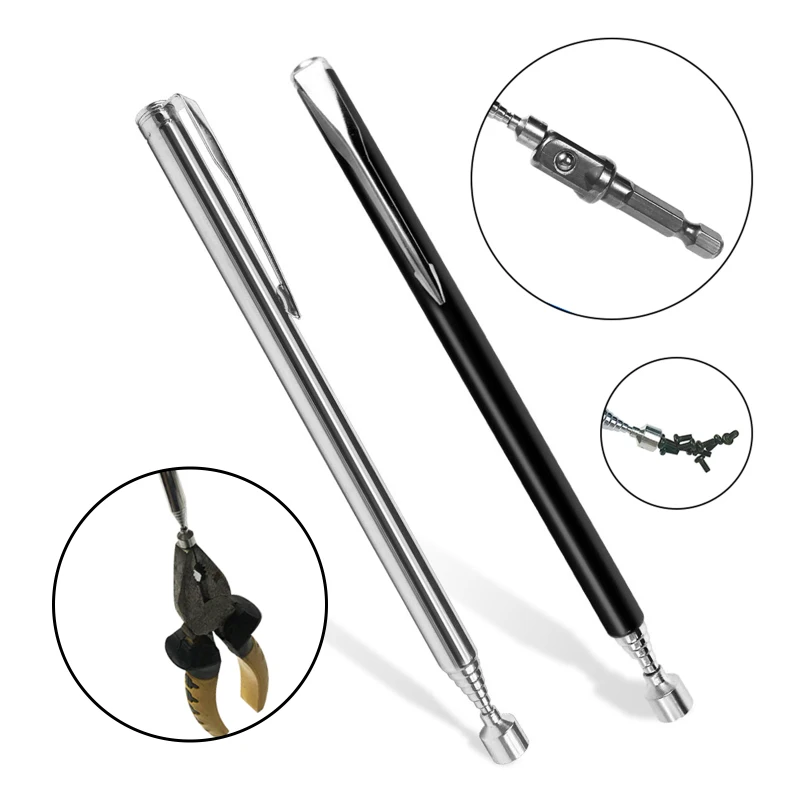 

Mini Portable Telescopic Magnetic Magnet Pen Pick Up Rod Stick Extending Magnet Handheld Pick Up Mini Pen Hand Tools Sets