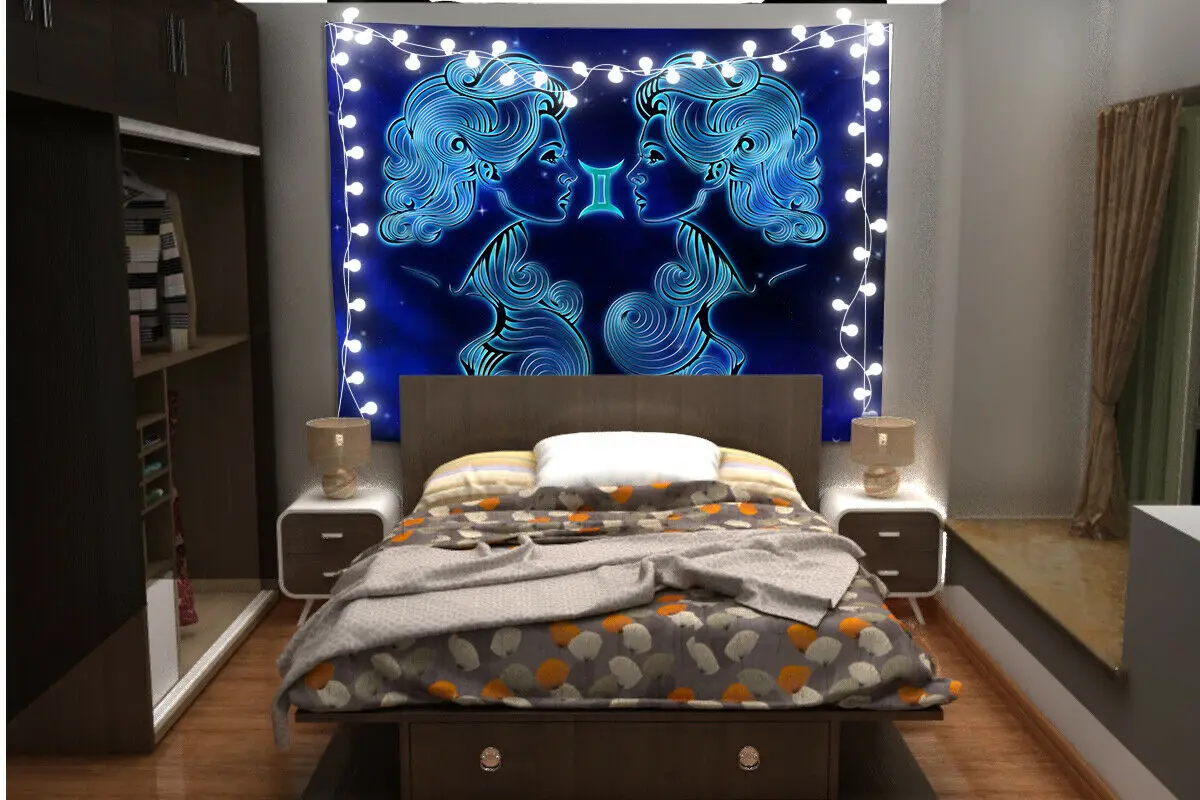 Гобелен со знаками Зодиака искусство настенный подвесной диван стол покрывало