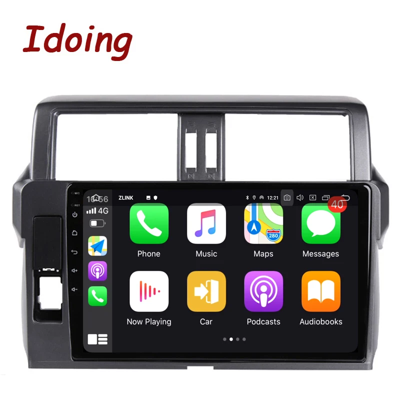 Автомагнитола Idoing 10 2 дюймов Android Мультимедийный проигрыватель с GPS для Toyota LAND CRUISER
