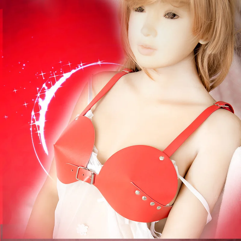 Пикантная обувь в стиле панк топа с полной чашкой и топ Бюстгальтер кожаный