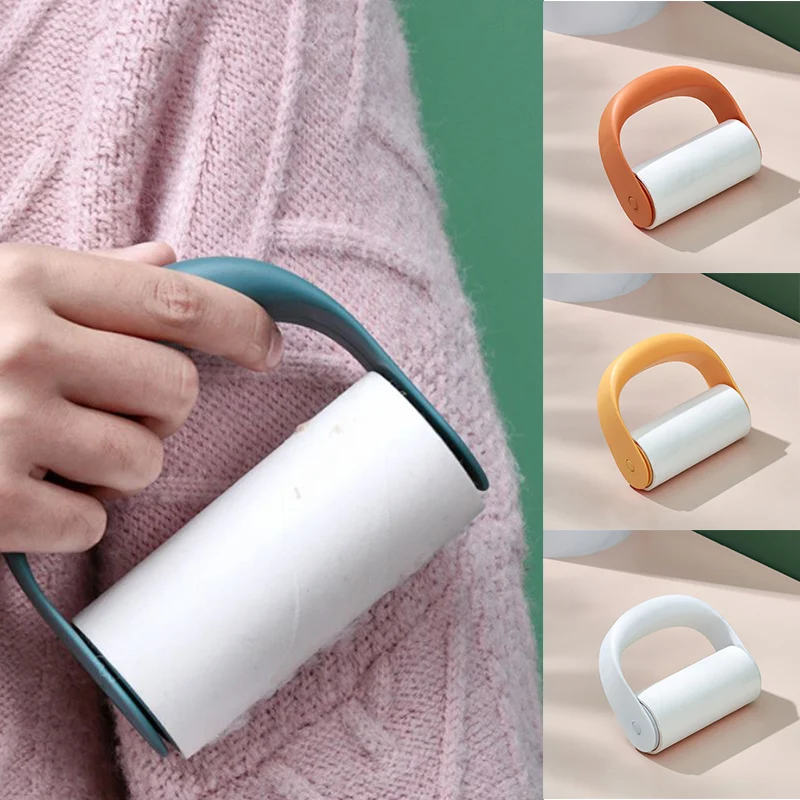

Sticky PP Silicone Dust Wiper Remover Cat Dog Clothes Tousle Remover Reusable Washable Lint Roller Bed Hair Cleaning Brush