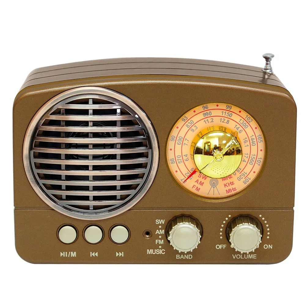 M-161BT мини AM FM SW Bluetooth динамик многофункциональный ABS домашний радио портативный