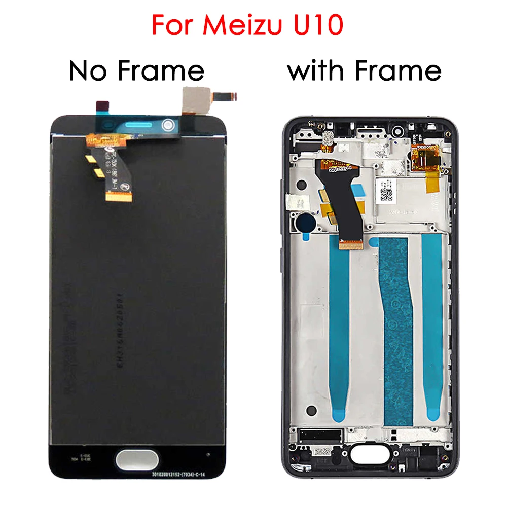 ЖК-дисплей для Meizu U10 U20 U680A U685C U685Q дисплей с сенсорным экраном и дигитайзером