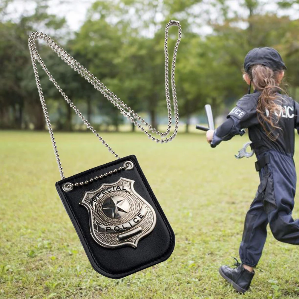 Детские игрушки для ролевых игр специальный значок американской полиции с