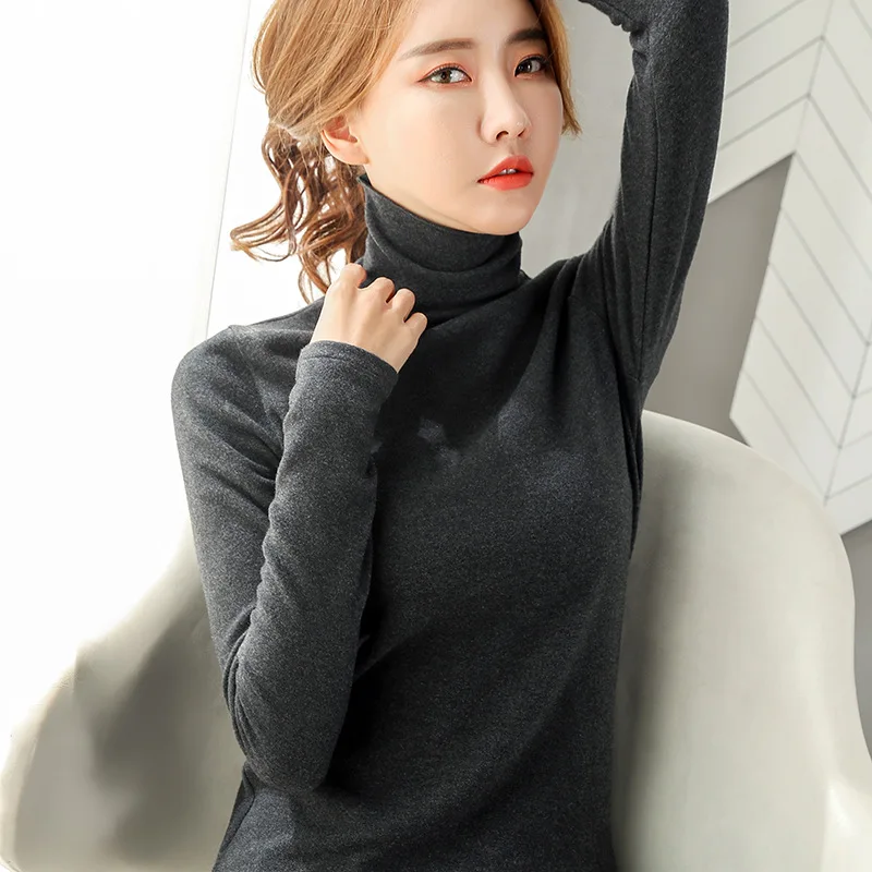 Водолазка Джемпер Женская с длинными рукавами 2020 осень и зима новая женская