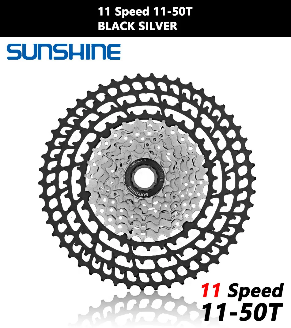 Солнечный велосипед кассета 11 12 скоростей MTB велосипед freewheel 11-50 T/11-52 T Сверхлегкий 360 г CNC Freewheel MTB части для HG