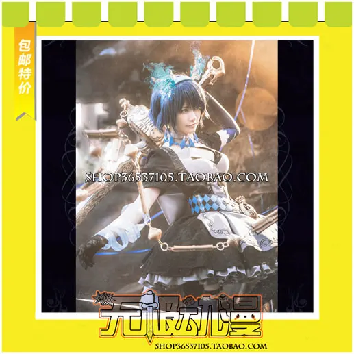 Игра SINoALICE Алиса Косплей Костюм Хэллоуин и Рождество аниме Cos девушки и женщины Готическая Лолита Униформа платья