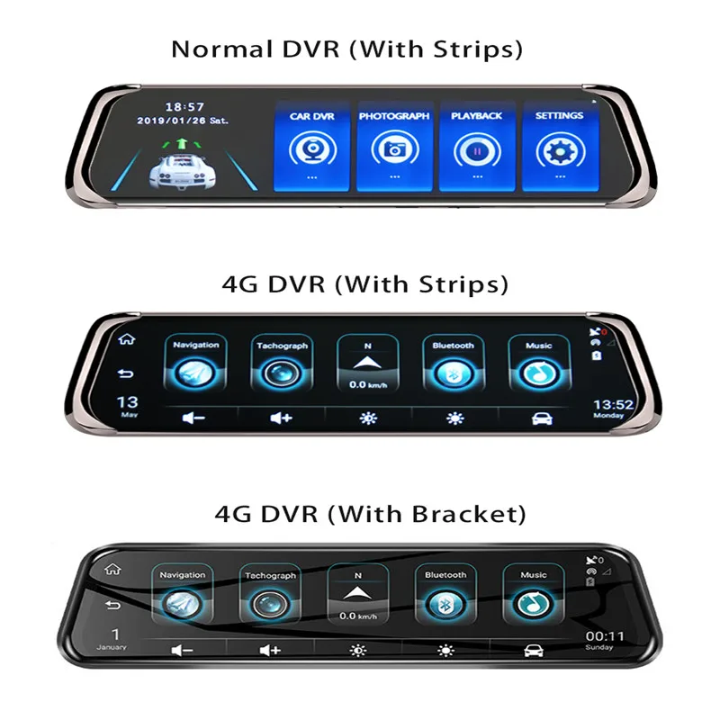MaiYue star10''4G Android зеркало заднего вида DVR HD1080P автоматическая камера Спринт камера gps беспроводной ночного видения Автомобильный видеорегистратор