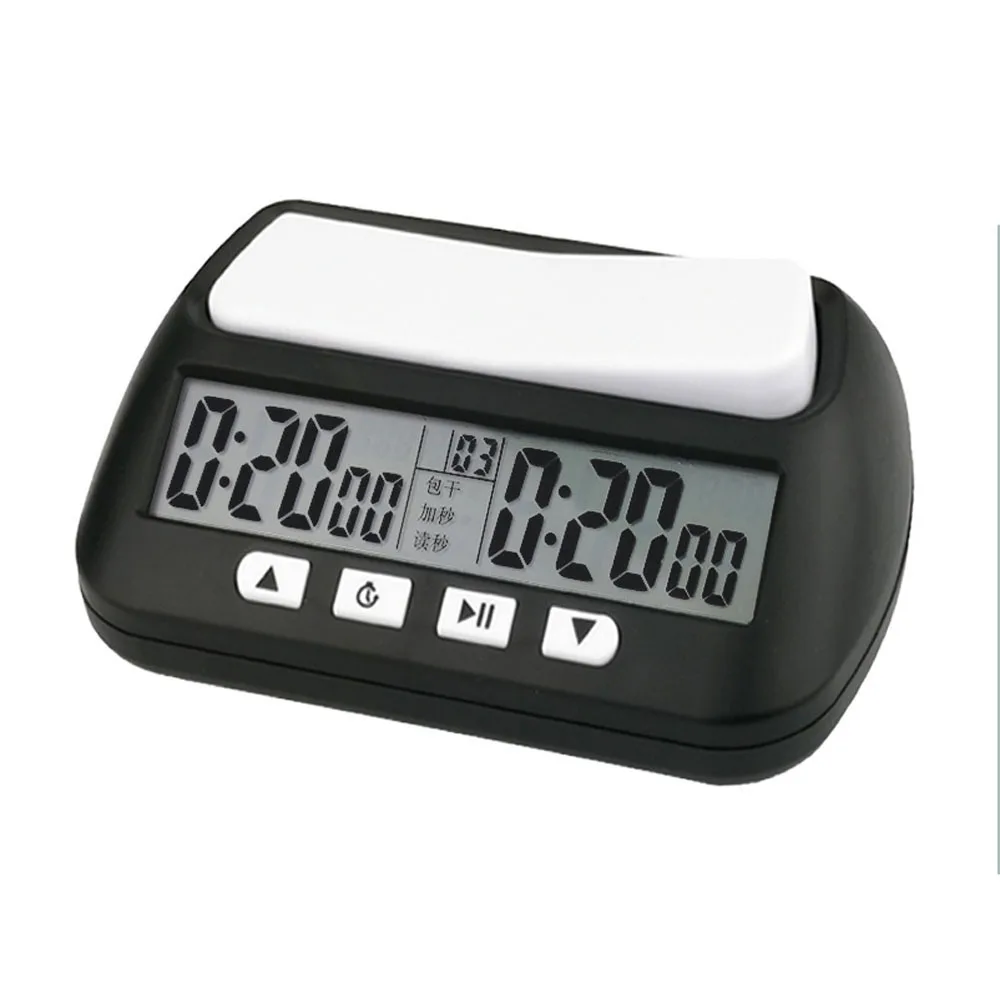 

Professional Chess Clock Electronic Board Game Competition Hour Meter Compact Count Up Down Timer