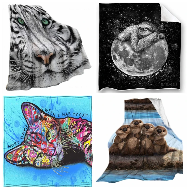 

Фланелевое Одеяло с животными, милые морские выдры, белый тигр, черный сон, Ленивец, искусство, желание, чтобы я был моим искусственным автомобилем, Лежанка для дивана