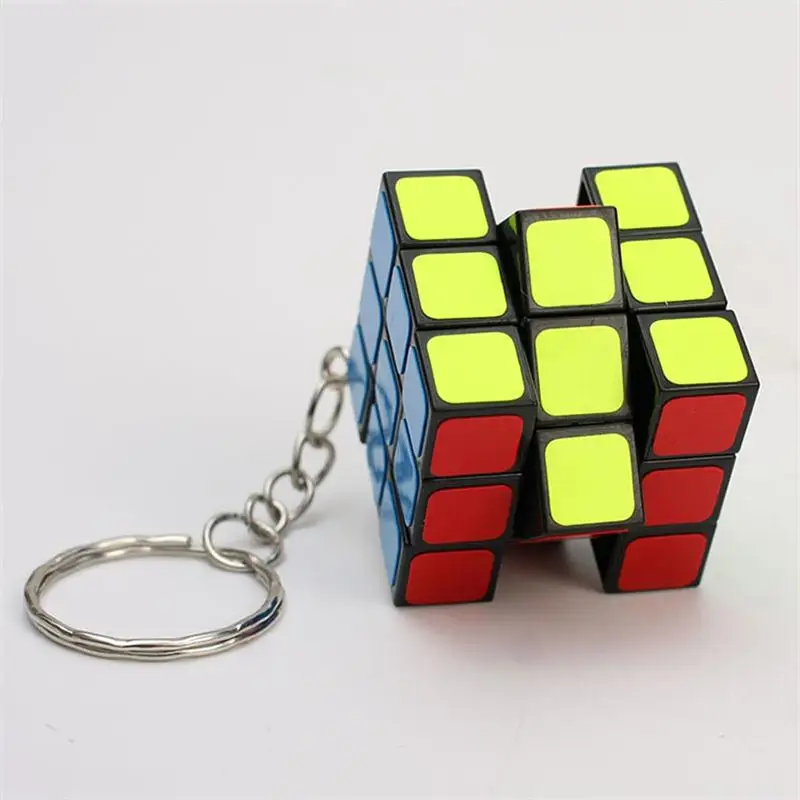 3 см мини 3x3x3 Волшебные кубики брелок кулон Твист Головоломка антистресс игрушки
