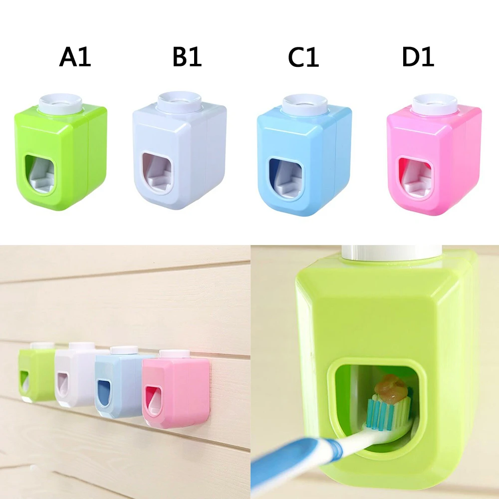 

Automatic Toothpaste Dispenser Family Toothbrush Holder Bathroom Utensils Household Supplies