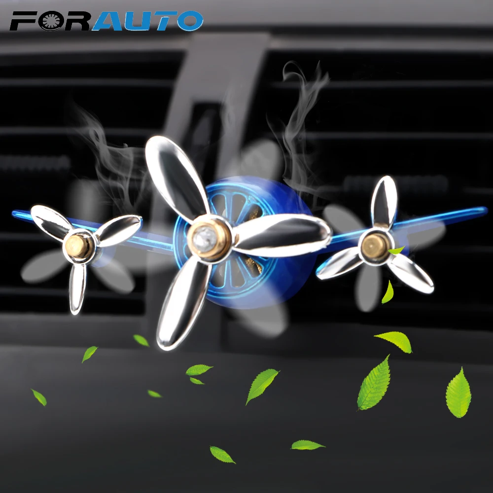 FORAUTO Car Freshener Perfume Clip Auto Conditioning Vent Outlet Fragrance Aroma Air Diffuser Metal Air Condition Clip