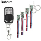 Беспроводной высветильник ель света Rubrum для умного дома, 12 В, 24 В постоянного тока, 1 канал, светодиодный светильник ель света, 433 МГц, модуль радиоприемника, передатчик