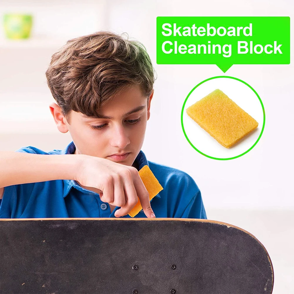 

Skateboard Cleaner Eraser Skating Board Cleaner Lightweight Wipe Eraser Cleaning Kit For Outdoor Skateboarding Sports Accessorie