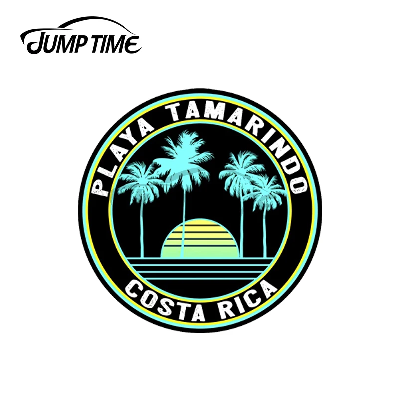 JumpTime 13x13 см серфинг Плайя тамариндо Коста-Рика наклейка в виде окна для серфинга