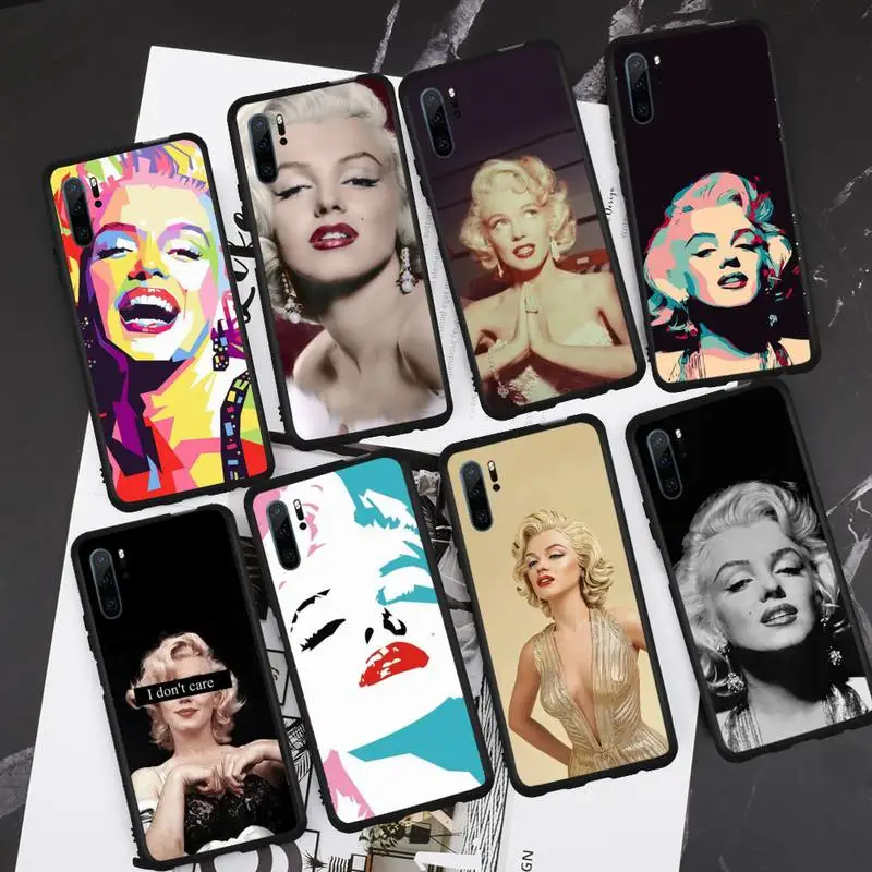 

Sexy Girls Marilyn Monroe Phone Case For Huawei P 20 30 40 lite pro smart 2019 honor 10 i lite 8x nova 5t mate 20 pro funda