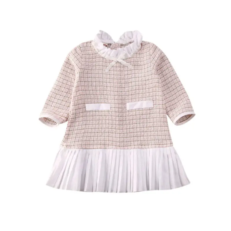 2020 Baby Spring Autumn Clothing Princess Kid Girl Formal Shift Dress Christmas Thanksgiving Party Elagant Gown 1-5T | Детская одежда и