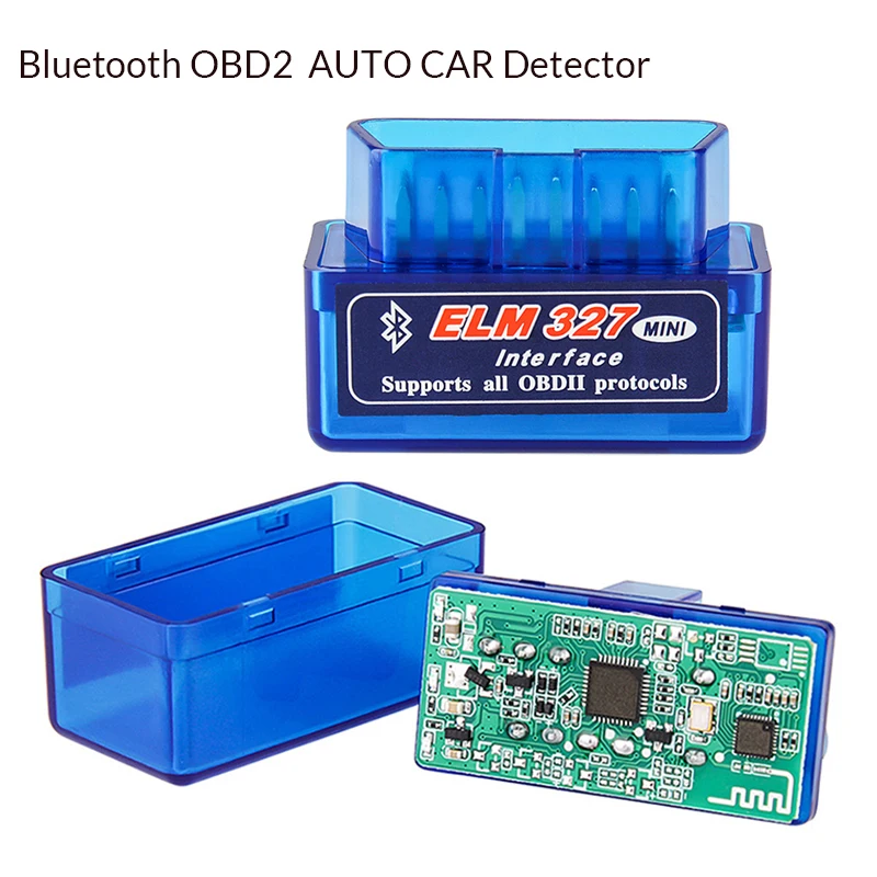 ELM327 V2.1 адаптер Супер Мини ELM 327 Bluetooth для Android Torque OBDII считыватель кодов OBD2
