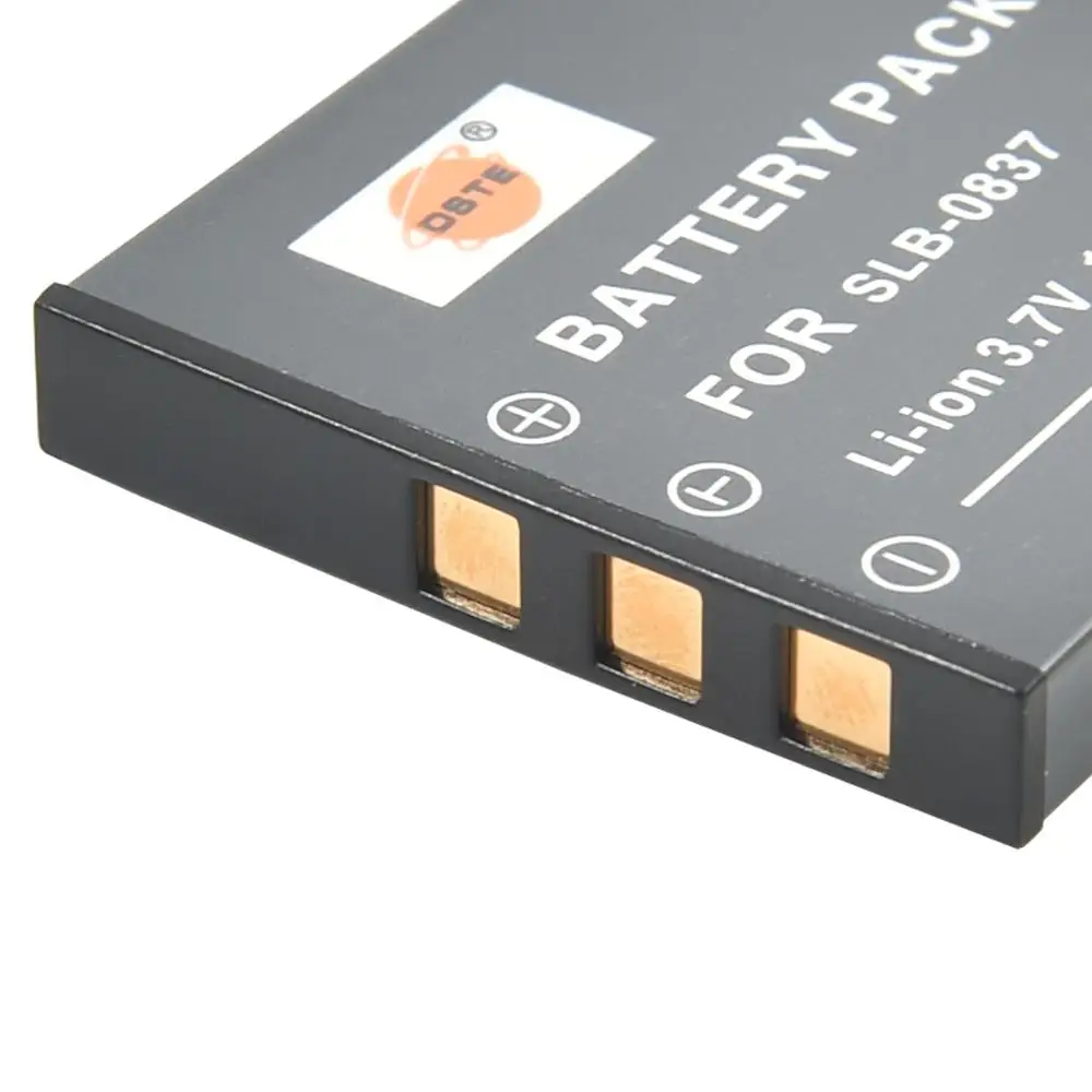 DSTE 2PCS SLB-0837 Camera Battery for Samsung Digimax #1 i5 i6 i50 i70 L50 L80 L700 NV3 NV7 FinePix F402 | Электроника