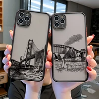 world famous historical landmark building phone case for iphone 7 8 plus se 2020 11 12 13 pro max x xr xs max shockproof cover