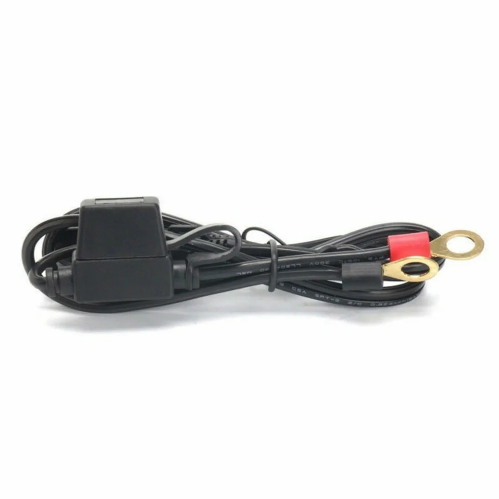 

12-24V Battery Charger Cable Connector Weatherproof 10A Accessories Adapter