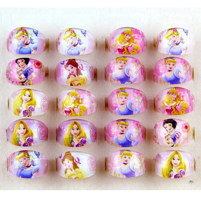 5 шт./лот детское кольцо из мультфильма Принцесса Диснея аксессуары для девочек