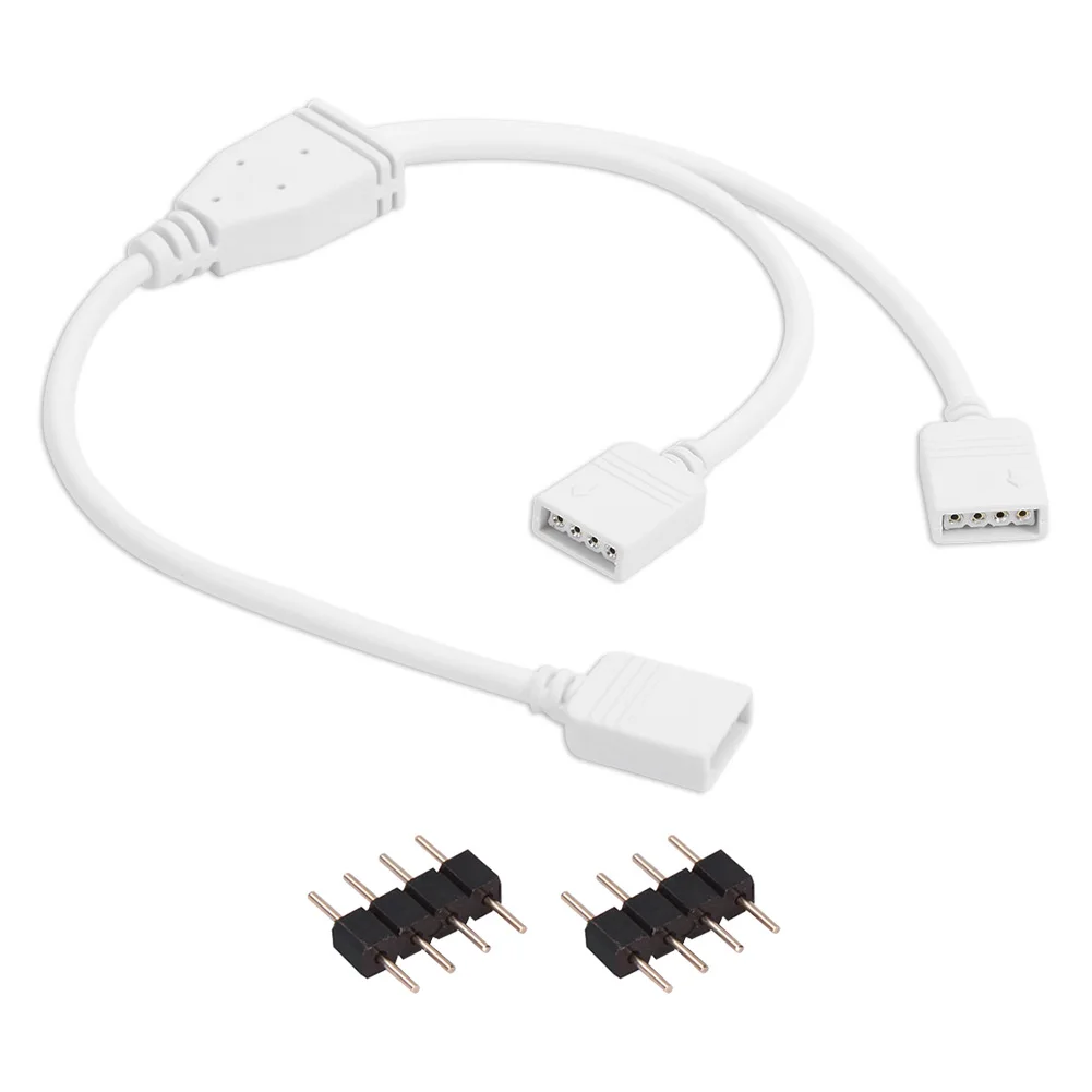 30 см 4 Pin коробка передач с сплиттер кабель удлинитель для женского разъем шнур 3528