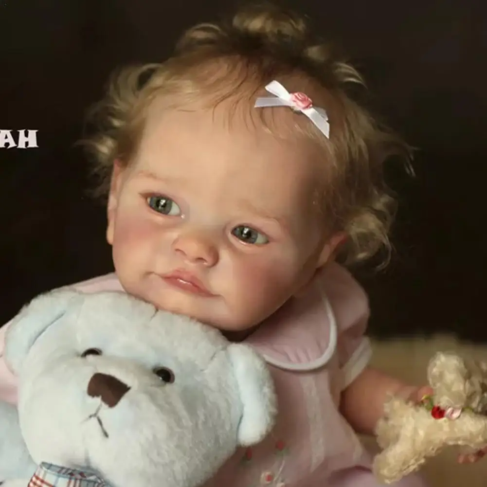 

Lively Style! 23 Inch Original Size With COA Soft Fresh Vinyl Doll Size Life Baby Parts Unfinished Doll Kit T1W7