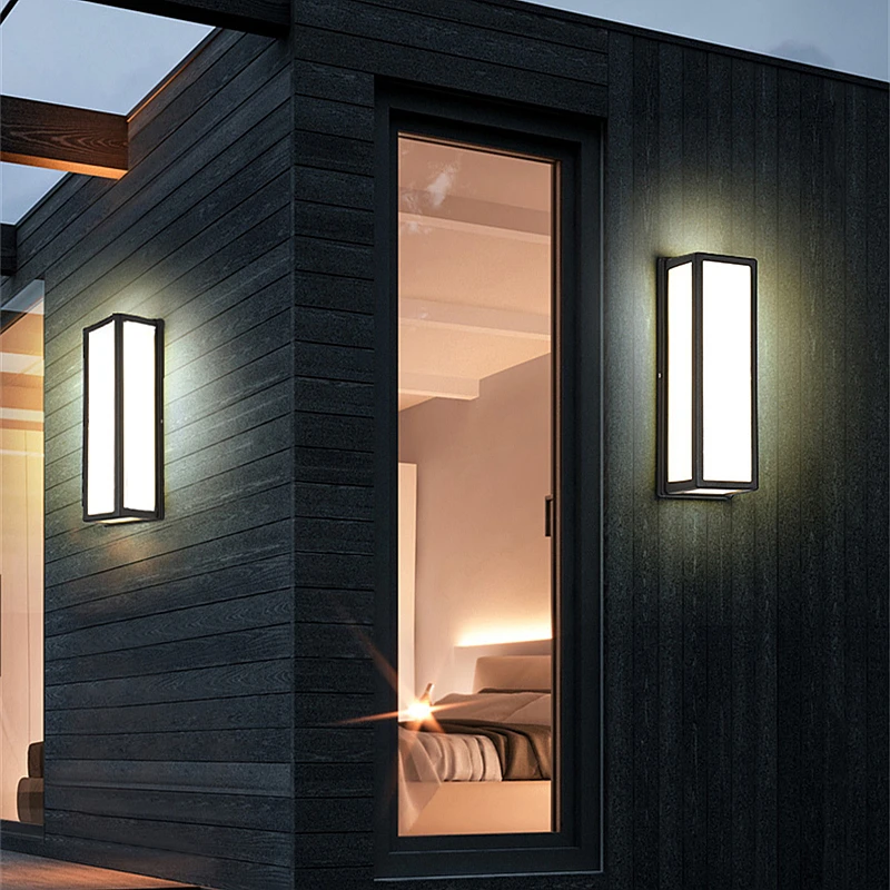 

18W/30W Modern Outdoor LED Wall Lamp Waterproof IP65 Radar Motion Sensor Sconce Aluminum Porch Garden Home Wall Lights Luminaire